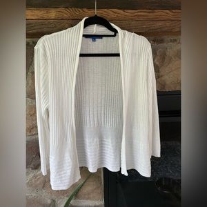 Apt 9 white cardigan